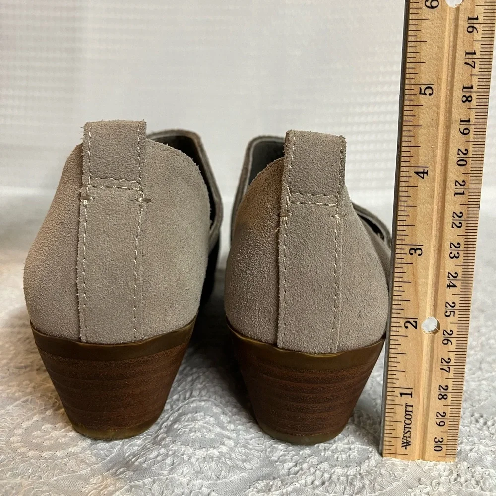 Joie Rowen Suede Leather ankle cutout booties in Taupe, Women’s size 6.5, Rodeo